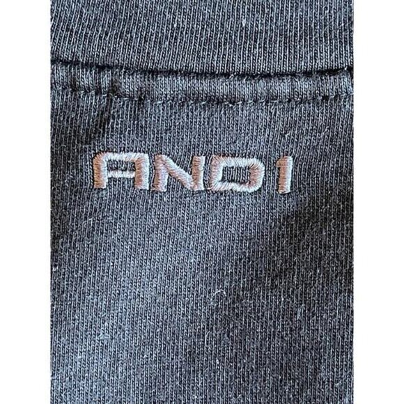 And1 Locker Room Collection Zip-Up Jacket Size XL Black - Picture 8 of 10